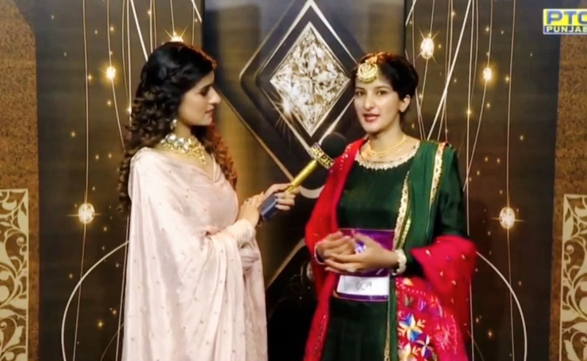 Jagdeep being interviewed on PTC Punjabi